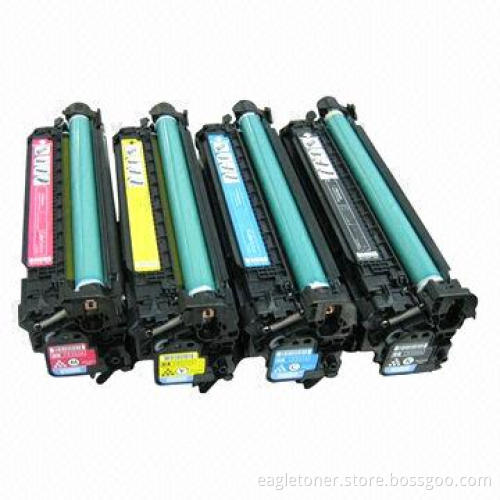Compatible Color Toner Cartridges for HP CE250/1/2/3A with SCC Chip